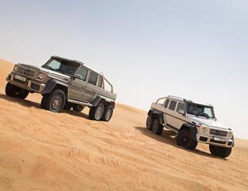 مرسيدس تكشف عن سيارة الدفع الرباعية  G63 AMG 6×6